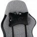 GT Racer Крісло ігрове GT Racer X-2324 Gray/Black (X-2324 Fabric Gray/Black Suede)