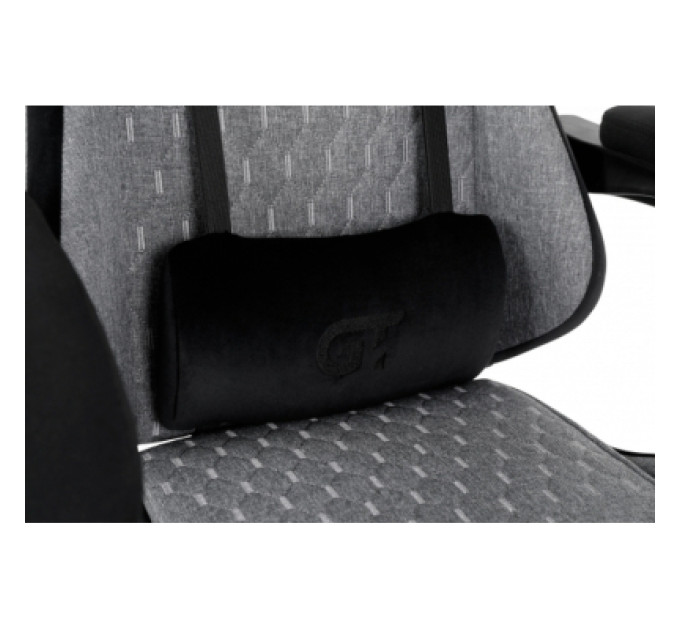 GT Racer Крісло ігрове GT Racer X-2324 Gray/Black (X-2324 Fabric Gray/Black Suede)