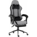 GT Racer Крісло ігрове GT Racer X-2324 Gray/Black (X-2324 Fabric Gray/Black Suede)
