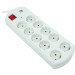 PowerPlant Мережевий фільтр живлення PowerPlant 5м, 10 розеток, USB, євро, 100% мідь (YS-N6065/5) (EX610556)