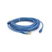 Дата кабель USB 2.0 AM to Micro 5P 5.0m blue Voltronic (YT-AM/Mc-5B/05424)