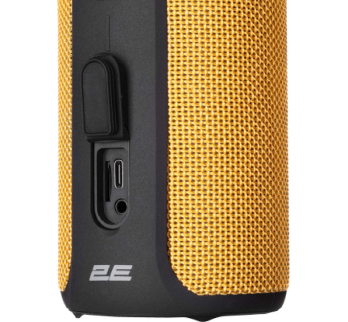 2E Акустична система 2E SoundXTube TWS MP3 Wireless WaterproofYellow (2E-BSSXTWYW)