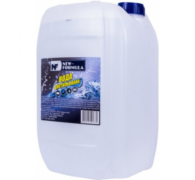 NEW FORMULA Вода дистильована NEW FORMULA 20л (4820215591775)