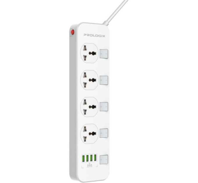 Prologix Мережевий фільтр живлення Prologix Premium PR-SC4408W (PR-SC4408W)