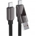 Acefast Дата кабель USB-C to USB-C/A 1.2m 3.0A zink alloy C13-04 Black Acefast (6974316282334)