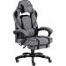 GT Racer Крісло ігрове GT Racer X-2749-1 Gray/Black Suede (X-2749-1 Fabric Gray/Black Suede)