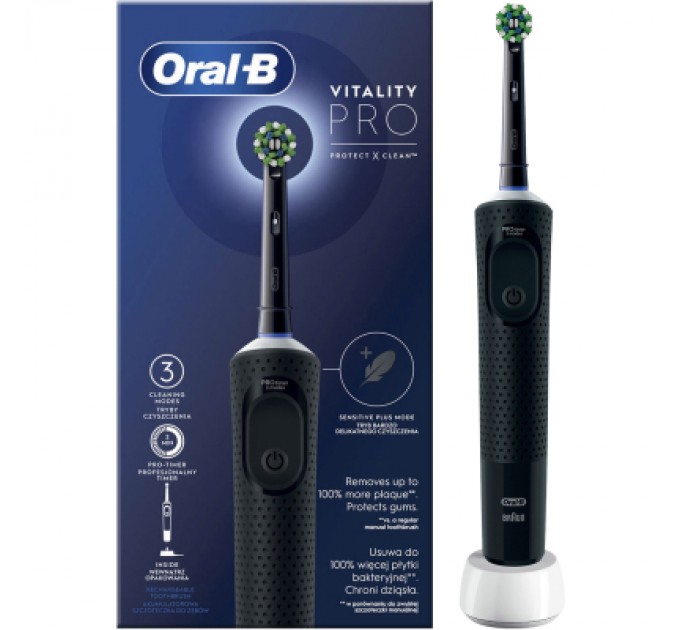 Oral-B Електрична зубна щітка Oral-B D103.413.3 PRO Black