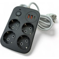 XoKo Мережевий фільтр живлення XoKo XK-SP-4-2-1-BK