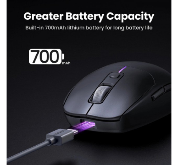 Ugreen Мишка Ugreen MU103 Wireless/Bluetooth Black (90539)