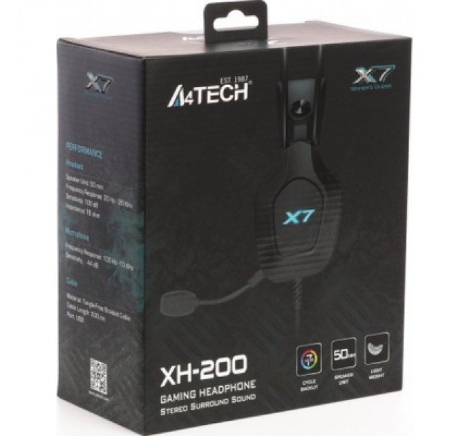 A4Tech Навушники A4Tech XH-200 Black (4711421001427)