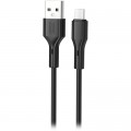 XO Дата кабель USB 2.0 AM to USB-C NB230-AC black XO (NB230-AC.black)