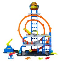 Автотрек Hot Wheels City Гараж з мега петлею (JBM74)
