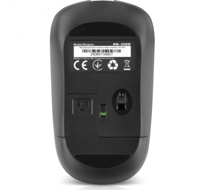 Мишка REAL-EL RM-350W Wireless Black/Gray (EL123200043)