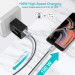 Choetech Дата кабель USB-C to USB-C 1.8m USB 2.0 100W Choetech (XCC-1002-GY)