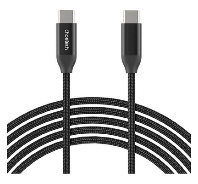 Choetech Дата кабель USB-C to USB-C 2.0m USB 2.0 60W Choetech (XCC-1015)