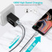 Choetech Дата кабель USB-C to USB-C 1.8m USB 3.1 PD100W Choetech (XCC-1002)