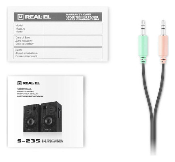 REAL-EL Акустична система REAL-EL S-235 Black (EL121200010)
