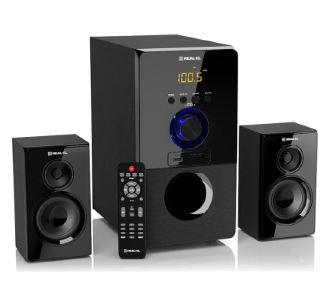 REAL-EL Акустична система REAL-EL M-555 Black (EL121300013)