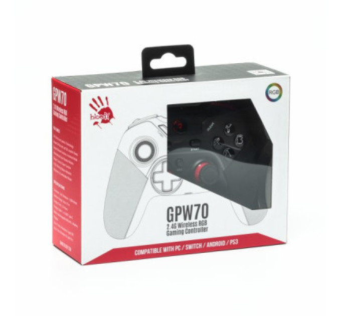 A4Tech Геймпад A4Tech Bloody GPW70 Wireless/USB Sports Black (4711421995801)