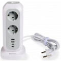 Verbatim Мережевий фільтр живлення Verbatim 11 розеток, 2 x USB-C та 2 x USB-A (49547)