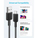 Anker Дата кабель USB 2.0 AM to Type-C 0.9m 322 Black Anker (A81H5G11)