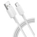 Anker Дата кабель USB 2.0 AM to Type-C 1.8m 322 White Anker (A81H6H21)