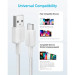 Anker Дата кабель USB 2.0 AM to Type-C 1.8m 322 White Anker (A81H6H21)