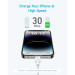 Anker Дата кабель USB 2.0 AM to Lightning 0.9m 322 White Anker (A81B5H21/A81B5G21)
