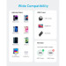 Anker Дата кабель USB 2.0 AM to Lightning 1.8m 322 White Anker (A81B6H21)