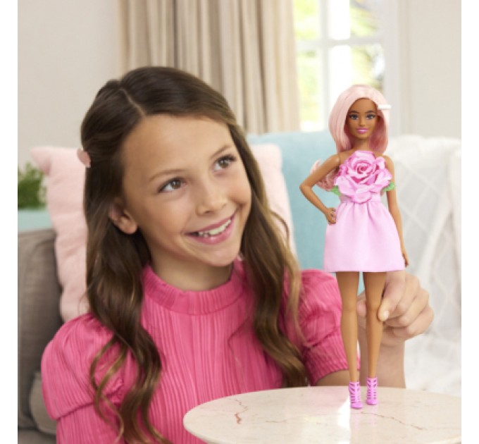 Barbie Лялька Barbie Fashionistas Рожева троянда (HYT94)
