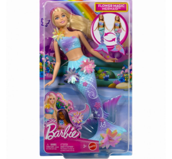 Barbie Лялька Barbie Fantastic fashion Квіткова магія Блондинка (JDM72)