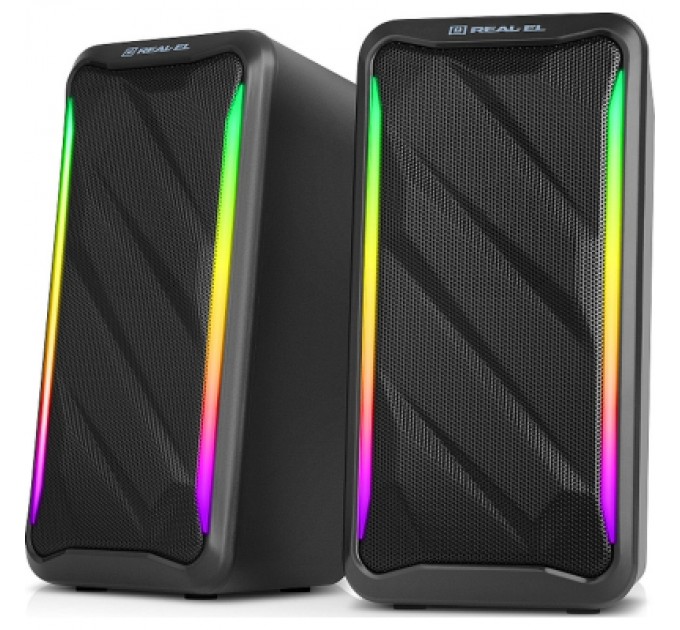 REAL-EL Акустична система REAL-EL S-130 USB Black (EL121100018)