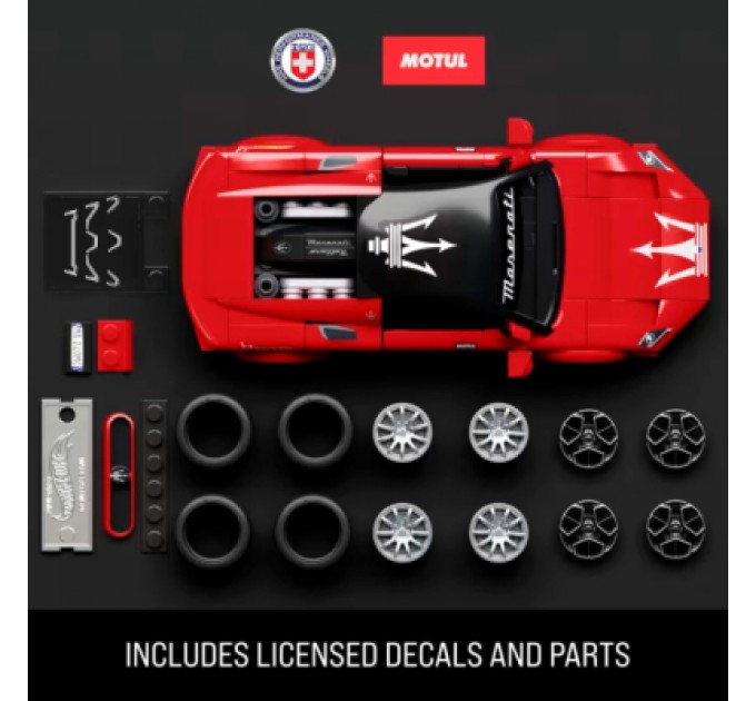 Mattel Конструктор Mattel Brick Shop Hot Wheels Speed Maserati 250 деталей (JFR90)