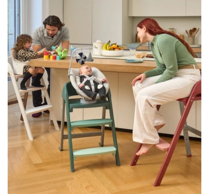 Chicco Крісло-гойдалка Chicco шезлонг для новонароджених Crescendo, світло-сірий (87078.47)