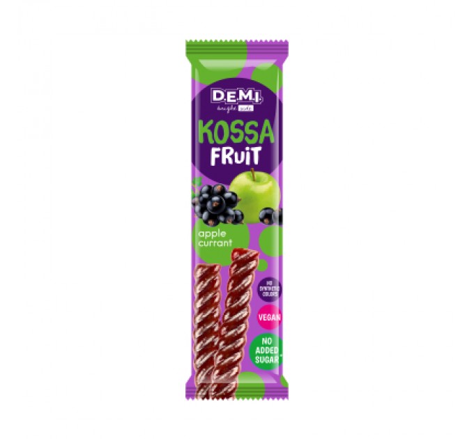 Demi Цукерка Demi Kossa Fruit Пастила фруктова з смаком смородини 15 г (de.21456)