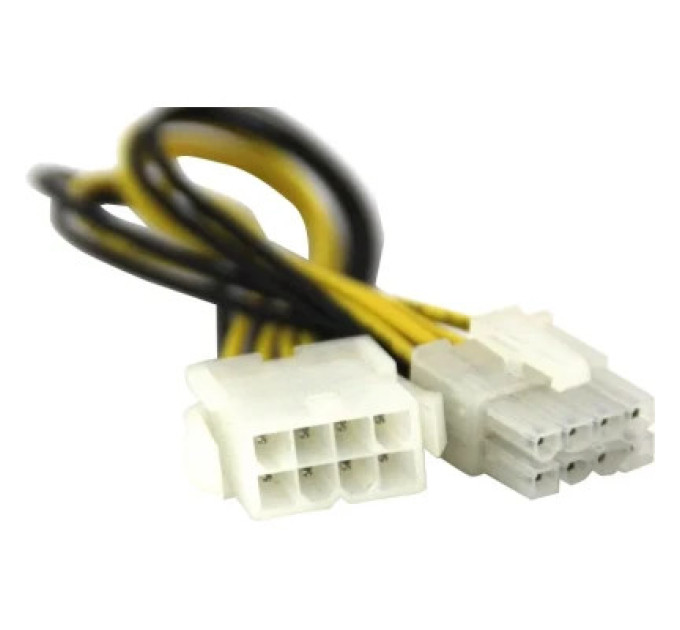 Value Кабель живлення ATX 8pin 0.2m M/F Value (S0173)