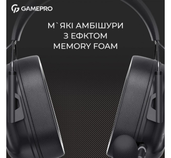 GamePro Навушники GamePro Genesis Hunter Black (HS1350B)