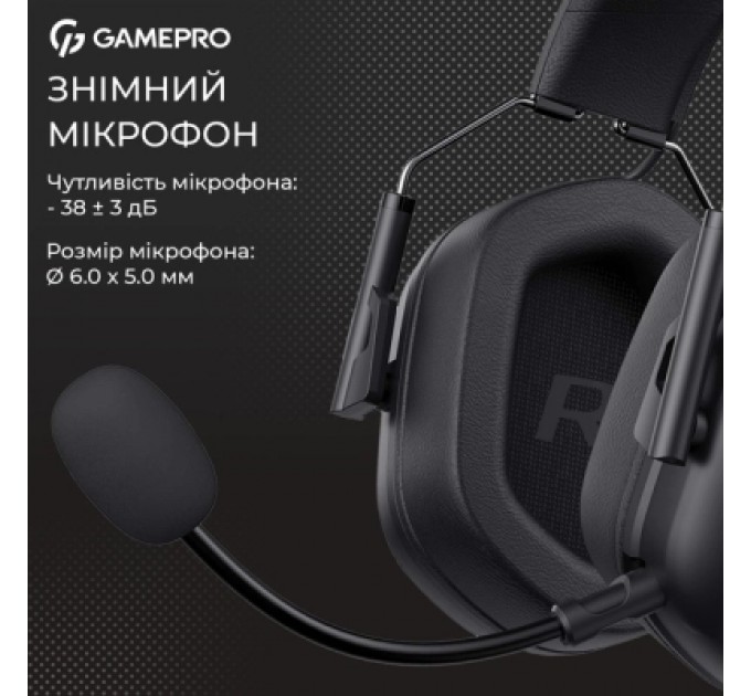 GamePro Навушники GamePro Genesis Hunter Black (HS1350B)