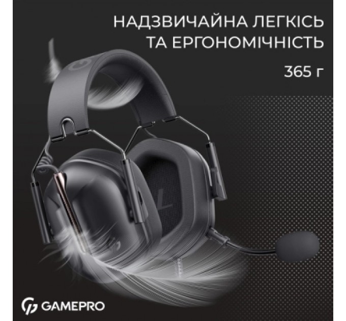 GamePro Навушники GamePro Genesis Hunter Black (HS1350B)