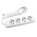 Panasonic Мережевий подовжувач Panasonic X-tendia із заземленням 4 розетки, 5м (WLTB04452GR-UA)
