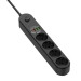 ColorWay Мережевий фільтр живлення ColorWay CW-CHE44PDB, 4 розетки/4USB 2M (CW-CHE44PDB)