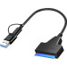 Dynamode Адаптер USB3.0 Type-A/C HDD 2,5" SATA II/III / SSD Dynamode (DM-AD-SATA-U3)