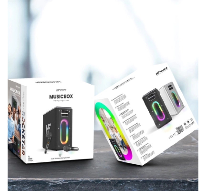 HIFuture Акустична система HIFuture MusicBox Black (musicbox.black)