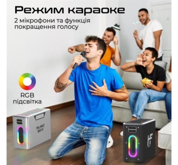 HIFuture Акустична система HIFuture MusicBox Black (musicbox.black)