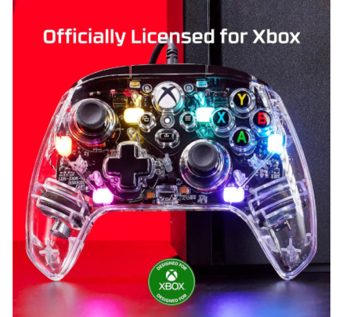 HyperX Геймпад HyperX Clutch Gladiate RGB for PC/Xbox Clear (7D6H2AA)