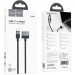 HOCO Кабель живлення USB-C to Mag3 1.0m Magnetic U141 black HOCO (6942007642088)