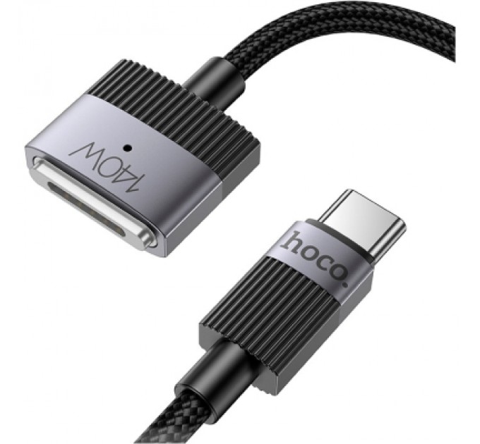 HOCO Кабель живлення USB-C to Mag3 1.0m Magnetic U141 black HOCO (6942007642088)