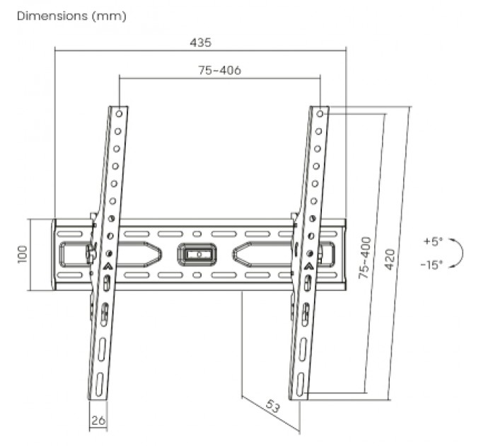 Brateck Кронштейн Brateck KL36-44T