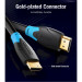 Vention Кабель мультимедійний HDMI to HDMI 5.0m V2.0 4K 60Hz PVC Vention (AACBJ)