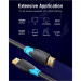 Vention Кабель мультимедійний HDMI to HDMI 5.0m V2.0 4K 60Hz PVC Vention (AACBJ)